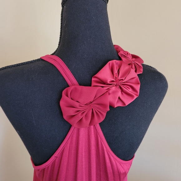 NWOT Deep Red Racerback Tank Top - Picture 6 of 11